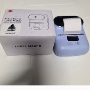 Blue M110 Series Label Maker